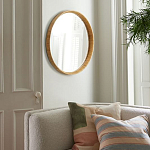 Зеркало круглое в раме из ротанга Wickerwork варинант исполнения - 6 | Loft Concept в Краснодаре