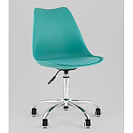 Офисный стул на металлическом основании EGGERY Blue пластик варинант исполнения - 1 | Loft Concept в Краснодаре