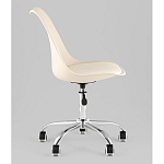 Офисный стул на металлическом основании EGGERY Beige пластик варинант исполнения - 4 | Loft Concept в Краснодаре