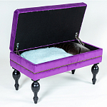 Мягкая банкетка с зоной для хранения Casket Violet варинант исполнения - 4 | Loft Concept в Краснодаре