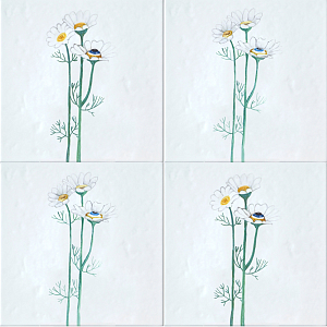 Плитка с узором Ромашки