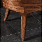 Прикроватный столик из дерева с 2-мя ящиками Moon Walnut Furniture варинант исполнения - 7 | Loft Concept в Краснодаре