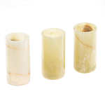 Ваза настольная цилиндрической формы из оникса Stone Vase варинант исполнения - 2 | Loft Concept в Краснодаре