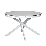 Стол обеденный раскладной круглый White Ceramic Table варинант исполнения - 2 | Loft Concept в Краснодаре