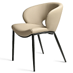 Стул обеденный кремовый из экокожи Futuristic Chair варинант исполнения - 1 | Loft Concept в Краснодаре