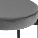 Табурет с мягким круглым сиденьем RIO Grey варинант исполнения - 3 | Loft Concept в Краснодаре