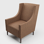 Мебельная ткань Шенилл терракотовый цвет 142 см T4-58 варинант исполнения - 5 | Loft Concept в Краснодаре