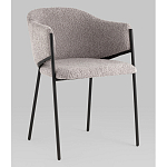 Стул Brace букле серый варинант исполнения - 1 | Loft Concept в Краснодаре