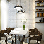 Гипсовая 3D панель с принтографией PM-20 варинант исполнения - 3 | Loft Concept в Краснодаре