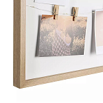 Рамка для фото с подсветкой c 6-ю деревянными прищепками в комплекте Photo Backlight варинант исполнения - 3 | Loft Concept в Краснодаре