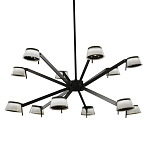 Люстра черного цвета на штанге Noir Supernova варинант исполнения - 1 | Loft Concept в Краснодаре