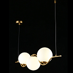 Люстра подвесная светодиодная Jagna 2 Gold and White варинант исполнения - 3 | Loft Concept в Краснодаре