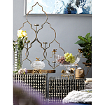 Конфетница прозрачная стеклянная на бронзовых ножках в виде морских коньков с крышкой в виде ракушки Eden Garden варинант исполнения - 6 | Loft Concept в Краснодаре