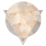 Бра светодиодное с диском из кварца Vendetta варинант исполнения - 1 | Loft Concept в Краснодаре