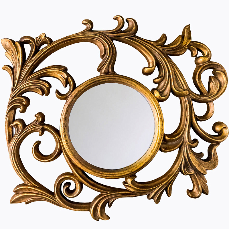 Зеркало настенное с рамой цвета античная бронза Classic Ornament Mirror Античная Бронза Зеркало в Краснодаре | Loft Concept 