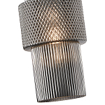 Подвесной светильник со стеклянным рифленым плафоном цилиндрической формы Eliara 13 варинант исполнения - 11 | Loft Concept в Краснодаре