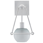 Бра белое с матовым стеклянным плафоном в форме шара White Lighthouse варинант исполнения - 3 | Loft Concept в Краснодаре