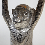 Столик с подстольем в виде обезьянки Bombay Nickel варинант исполнения - 4 | Loft Concept в Краснодаре