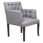 Кресло Addison Chic Armchair grey flax варинант исполнения - 1 | Loft Concept в Краснодаре