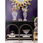 Ваза прозрачная с бронзовыми ручками в виде ангелов Eden Garden варинант исполнения - 6 | Loft Concept в Краснодаре