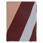 Плед из хлопка с геометрическим рисунком Elan Stripe Addison варинант исполнения - 5 | Loft Concept в Краснодаре