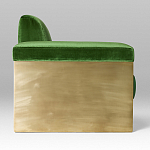 Эксклюзивный Диван в стиле Арт-деко Phoenix с элегантными латунными элементами  варинант исполнения - 2 | Loft Concept в Краснодаре