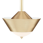 Подвесной светильник светодиодный конусообразный Сone Shaped Gold Pendant варинант исполнения - 2 | Loft Concept в Краснодаре