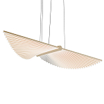 Люстра в виде распахнутых крыльев из тонких металлических планок Flight of Freedom варинант исполнения - 1 | Loft Concept в Краснодаре