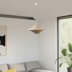 Подвесной вязаный бежевый светильник «Звезда Востока 01» варинант исполнения - 2 | Loft Concept в Краснодаре