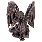 Декоративная статуэтка Дракон Dark Bronze Winged Dragon Statuette варинант исполнения - 2 | Loft Concept в Краснодаре