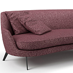 Мебельная ткань Шенилл фиолетовый цвет 138 см T4-25 варинант исполнения - 4 | Loft Concept в Краснодаре