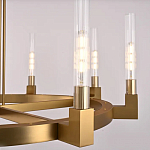 Люстра CANELLE Round Chandelier 8 Modern Brass варинант исполнения - 1 | Loft Concept в Краснодаре