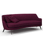 Мебельная ткань Шенилл фиолетовый цвет 138 см T4-27 варинант исполнения - 6 | Loft Concept в Краснодаре