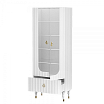 Витрина белая двухдверная с ящиком Expanses of Beauty варинант исполнения - 2 | Loft Concept в Краснодаре