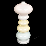 Настольная лампа из стеклянных сфер в пастельных тонах Высота 48 см Pastel Lunaria варинант исполнения - 3 | Loft Concept в Краснодаре