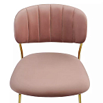 Стул Singer Chair без подлокотников Розовый Велюр варинант исполнения - 5 | Loft Concept в Краснодаре