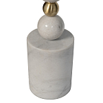 Торшер мраморный с белым абажуром Floor lamp Jewelry варинант исполнения - 2 | Loft Concept в Краснодаре