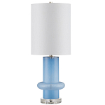 Настольная лампа из стекла с высоким абажуром Column варинант исполнения - 3 | Loft Concept в Краснодаре