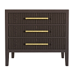 Тумба Primo  с тремя ящиками шпон темный орех варинант исполнения - 1 | Loft Concept в Краснодаре