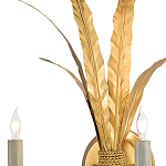 Бра с каркасом в виде пучка золотых перьев Bunch of Feathers варинант исполнения - 1 | Loft Concept в Краснодаре