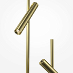 Напольный торшер светодионый золотой Lumen Duo варинант исполнения - 3 | Loft Concept в Краснодаре