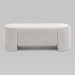 Банкетка Taks букле светло-серый варинант исполнения - 4 | Loft Concept в Краснодаре