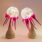 Торшер фуксия «Цветы из снов»  варинант исполнения - 3 | Loft Concept в Краснодаре