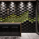 Гипсовая 3D панель с принтографией PM-30 варинант исполнения - 1 | Loft Concept в Краснодаре