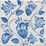 Плитка с узором Сердце варинант исполнения - 2 | Loft Concept в Краснодаре