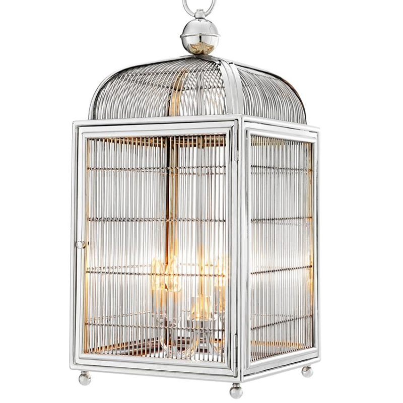 Люстра Lantern Falcon Nickel Никель в Краснодаре | Loft Concept 