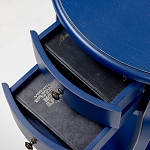 Синяя тумба на фигурных ножках Shelby варинант исполнения - 7 | Loft Concept в Краснодаре