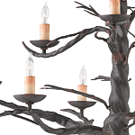 Люстра черная в виде ствола дерева Branched Tree варинант исполнения - 1 | Loft Concept в Краснодаре