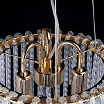 Люстра с подвесными рифлеными стеклянными трубками Nembus варинант исполнения - 18 | Loft Concept в Краснодаре