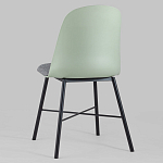 Стул из прочного пластика на металлическом основании Anora Green  варинант исполнения - 5 | Loft Concept в Краснодаре